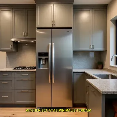 kitchen set atas minimalis terbaik